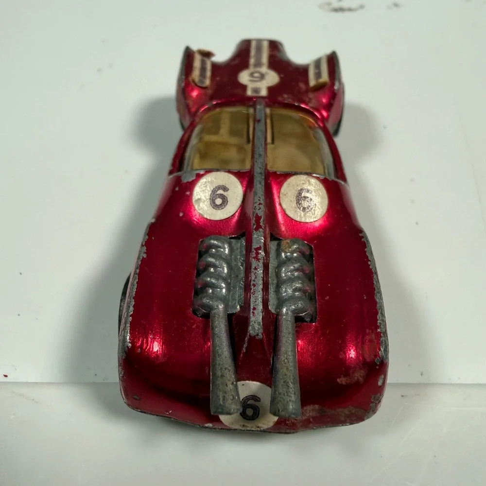 Hot Wheels Mantis Diecast Car Red Spectraflame Redline Vintage 1970 Button USA